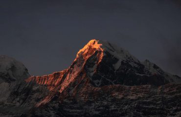 Mardi Himal Trek in winters with Macchapucchre and Annapurna range of Himalayan Peaks
