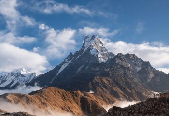 Mt. Macchapucchre from Mardi Himal Upper viewpoint, Mardi Himal Trekking Route, Nepal