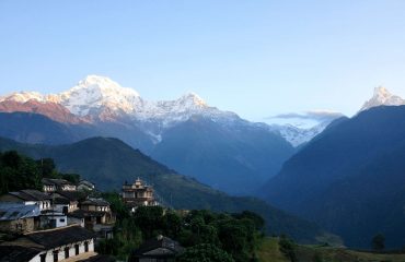 Annapurna Himalayan Range, view from Ghandruk village