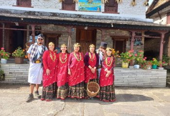 Gurung Dress in Ghandruk