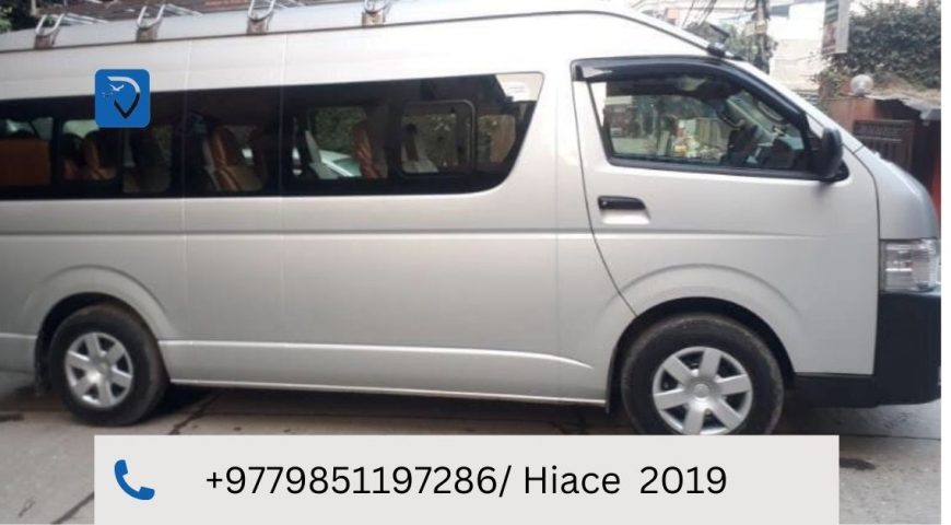Toyota Hiace hire in Pokhara