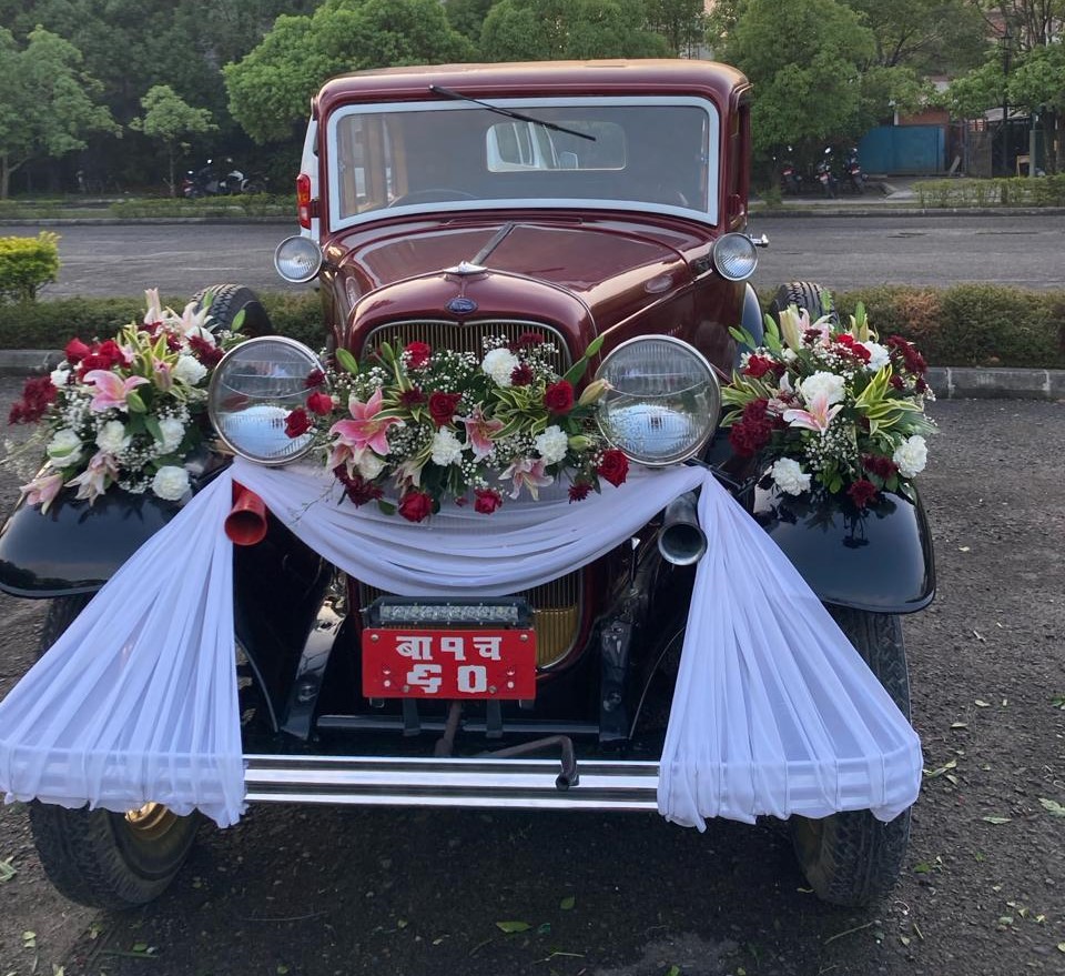 Vintage Car rental for wedding